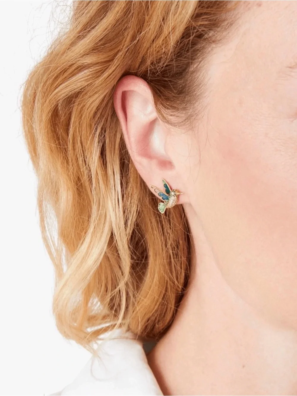 New Kate Spade Scenic Route Hummingbird Stud Earrings